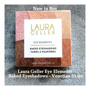 New in Box Laura Geller Eye Elements Baked Eyeshadows - Venetian Skies